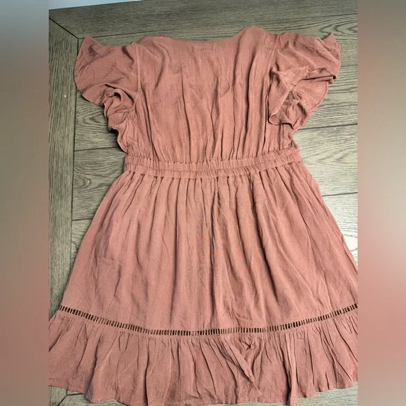 BOG collective brown lace dress size medium - Picture 4 of 4